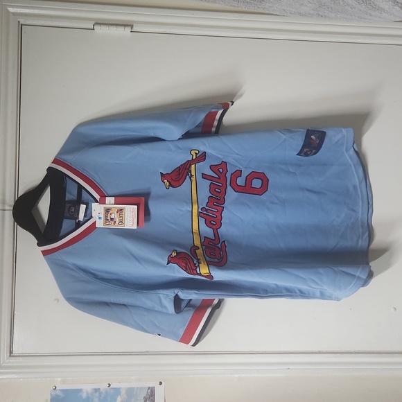 Mitchell & Ness Stan Musial St Louis Cardinals Authentic Jersey Size 54 NWT - Picture 1 of 10